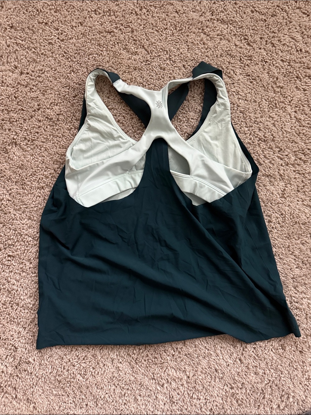 Athleta Blue Tank with  Racerback - Picture 2 of 3